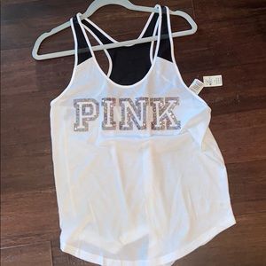 whit pink/victoria secret tank